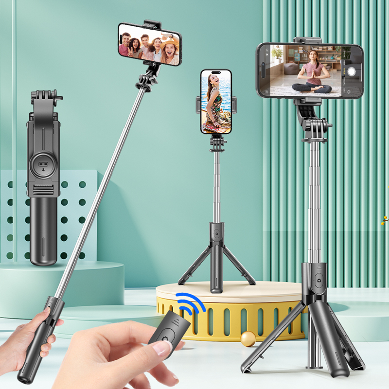 Photography Basics - Tripé selfie stick com controle remoto