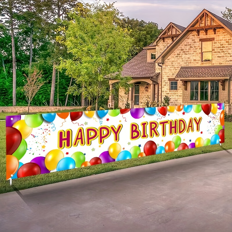 Photography Prompt - Banner de Aniversário, Placa de Feliz