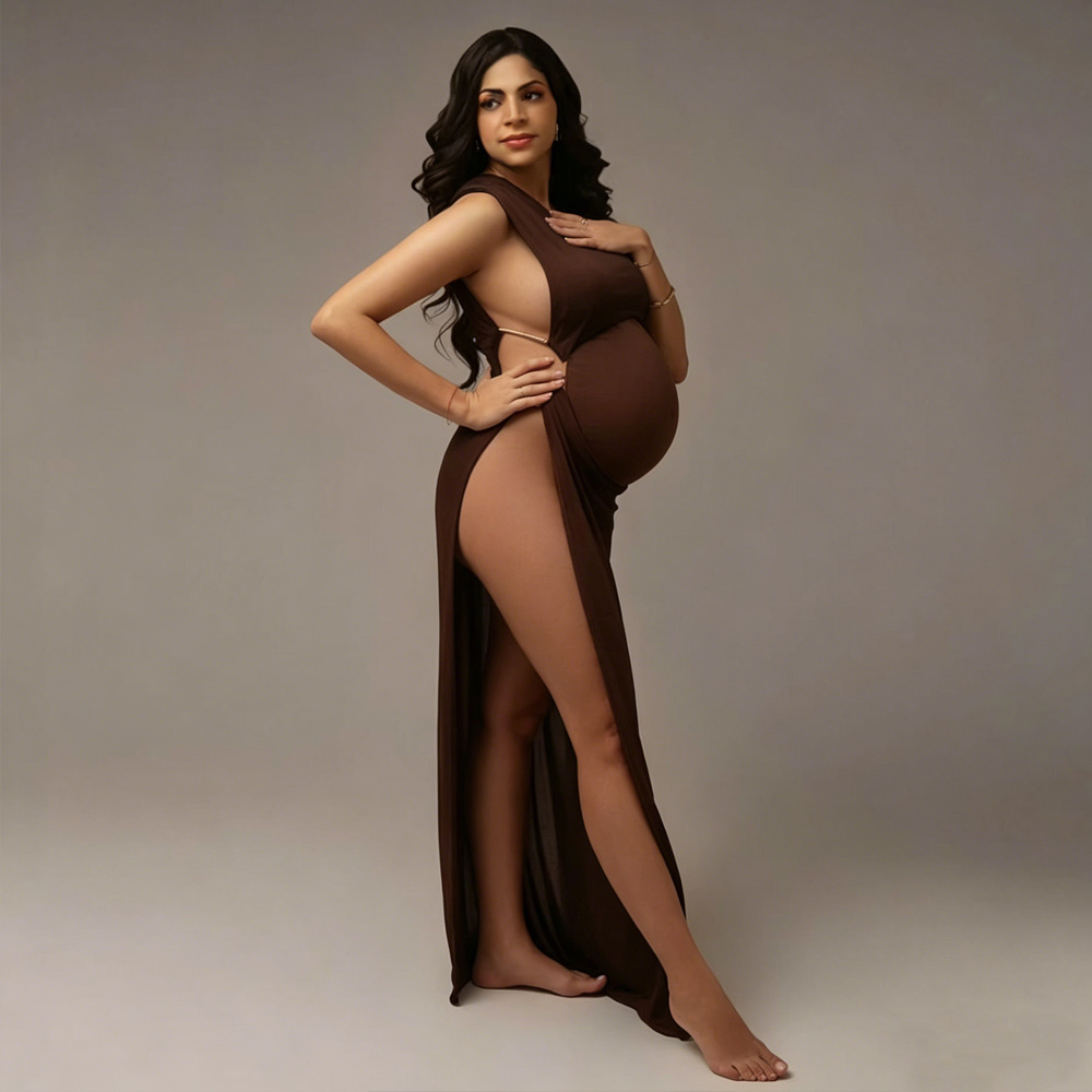 Photography Club - Roupa para fotografia de gravidez, vestido