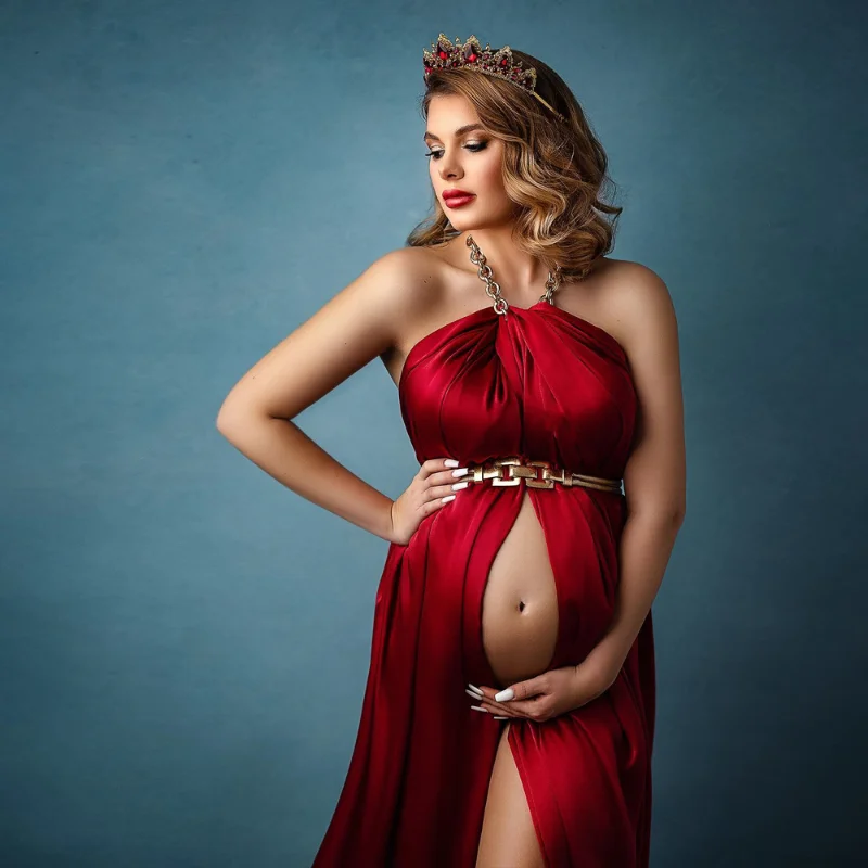 Photography Club - Sexy elegante maternidade fotografia prop vestido