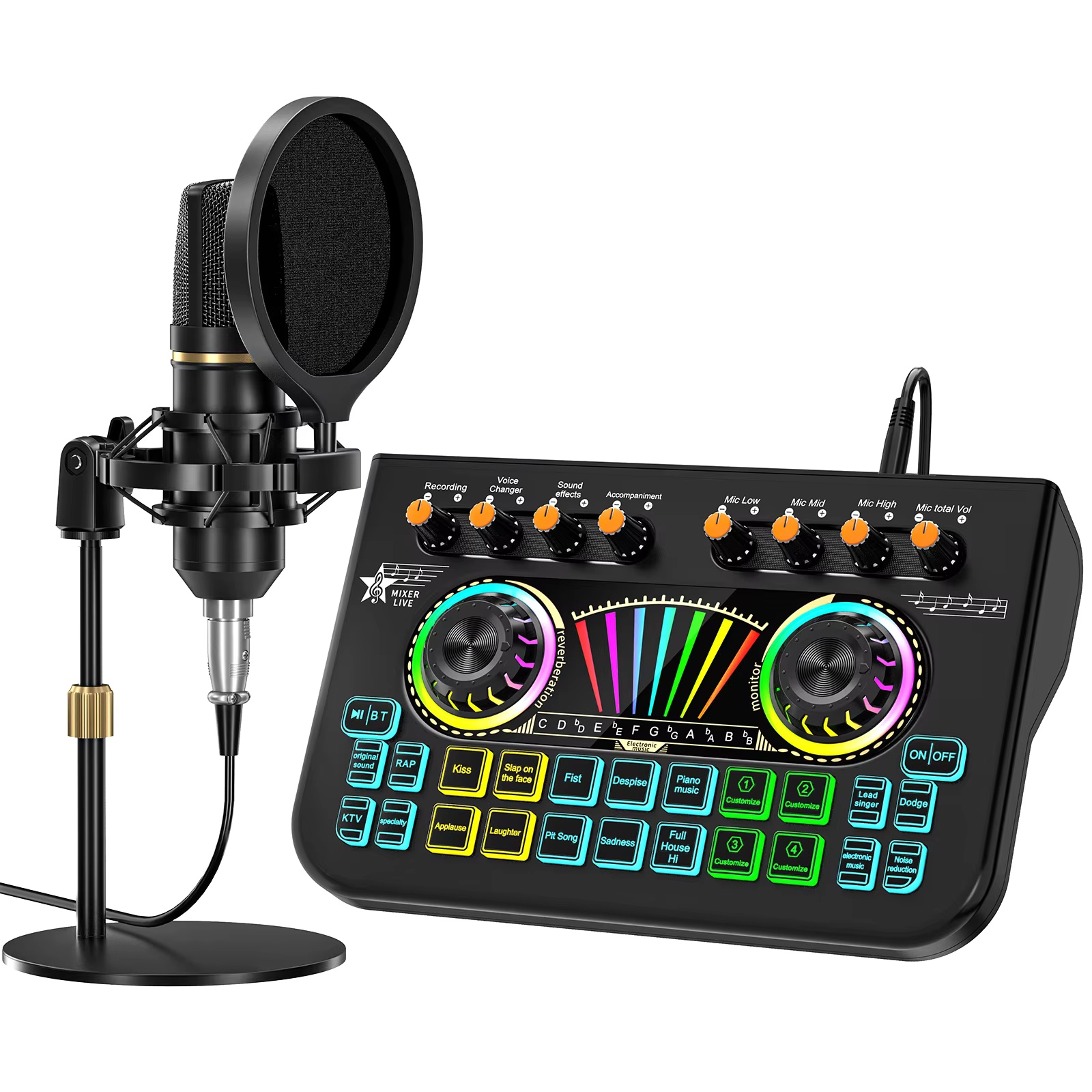 Photography Prompt - Kit de Microfone para Podcast Tenlamp