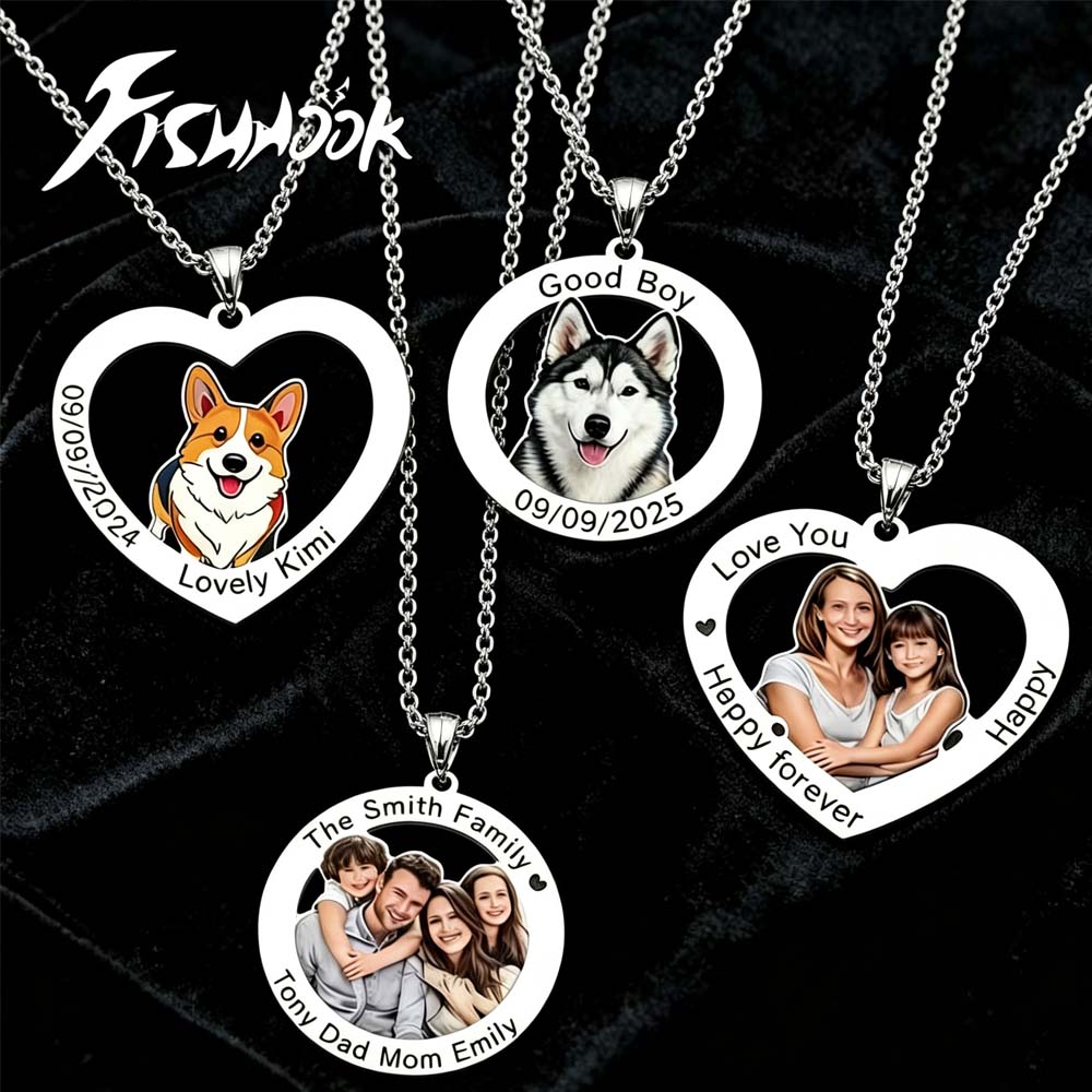 Photographic Memory - Colar com foto impressa, presente personalizado