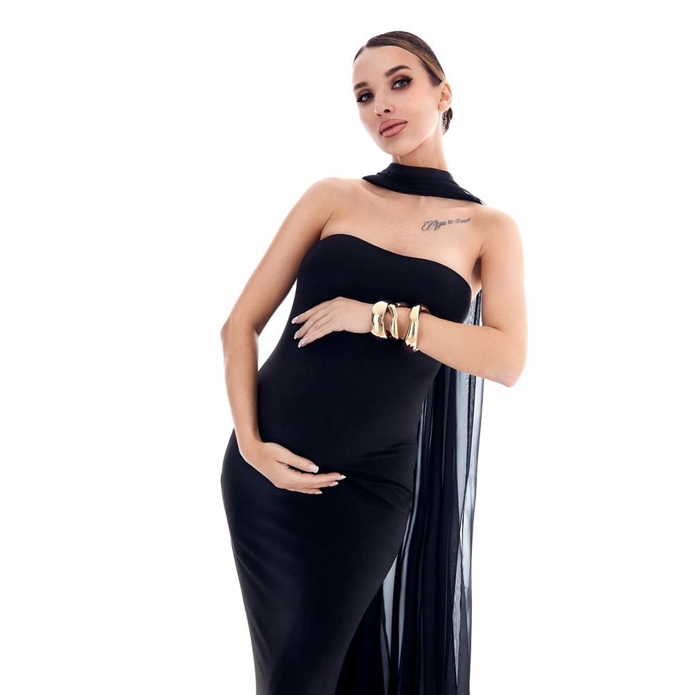 Vestido de Gestante Preto para - Photography Club avaliação e preço